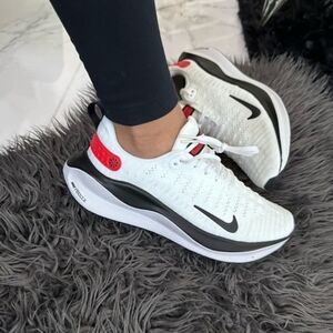 Nike ReactX Infinity Run 4 'White Light Crimson DR2665-100 Women's Shoes New